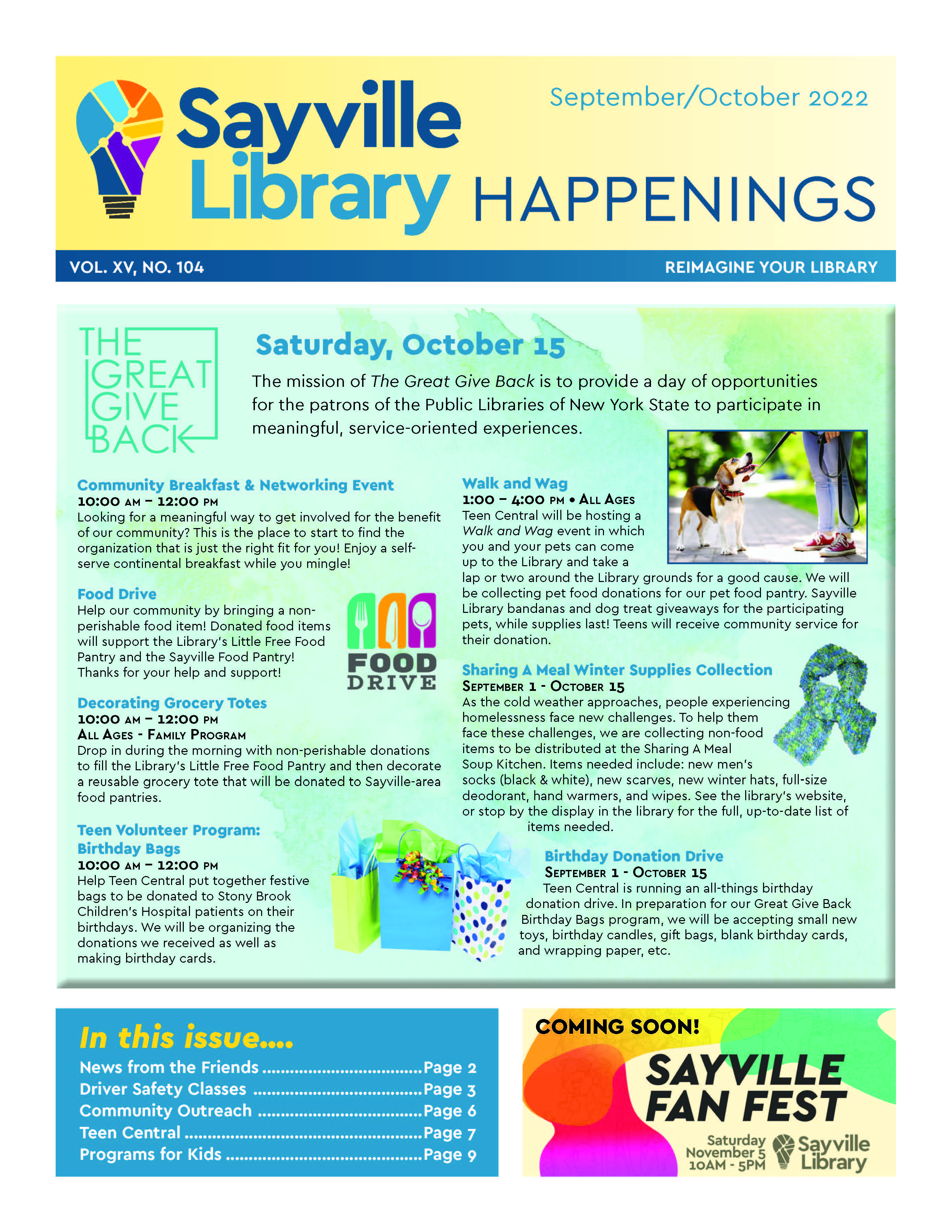 Newsletters Sayville Library